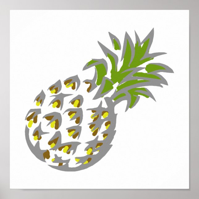Poster pineapple (Frente)