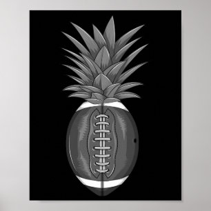 Poster Pineapple Legal do Futebol Divertido Chute Byll Fã