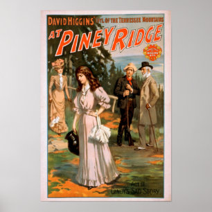 Poster Piney Ridge "Idyl of the Tennessee Mountains"