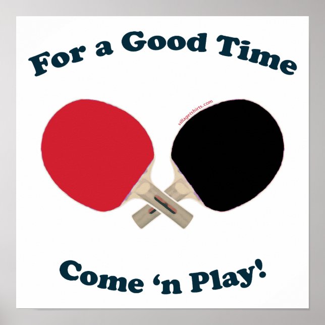 Pôster Ping Pong de Bom Tempo (Frente)