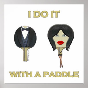 Poster Ping Pong De Paddle