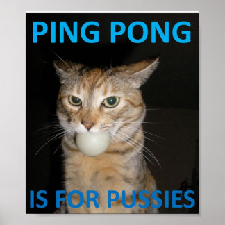 Pôster Ping Pong É Para Fussias