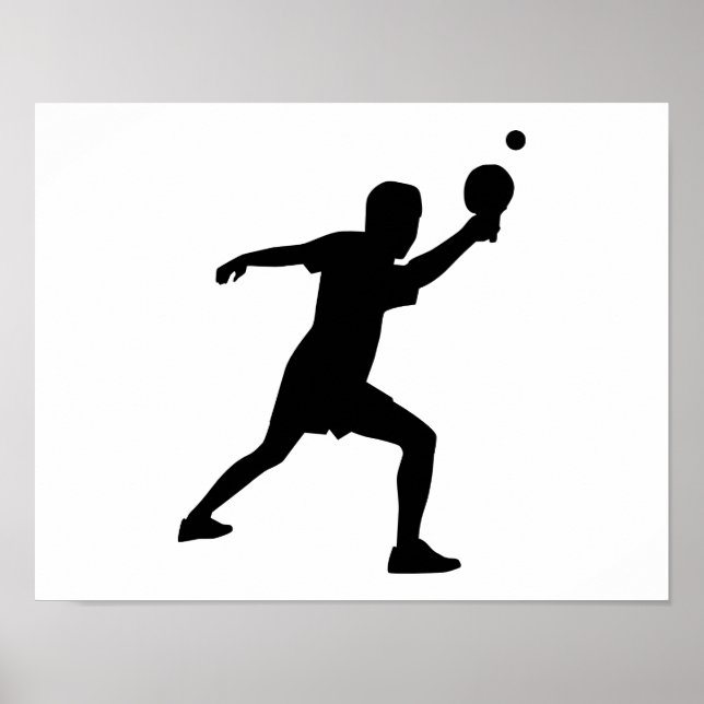 Poster Ping Pong player (Frente)