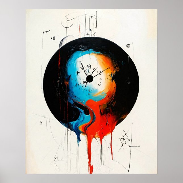 Poster Pingentes têxteis modernos criados por IA (Frente)