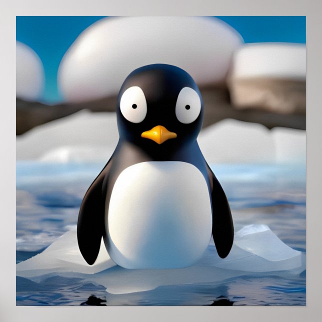 Poster Pinguim (Frente)