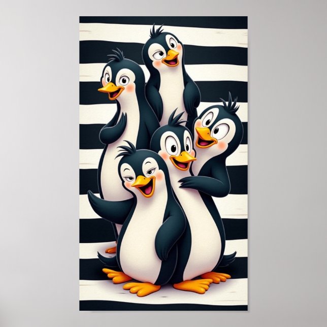 Poster Pinguim (Frente)