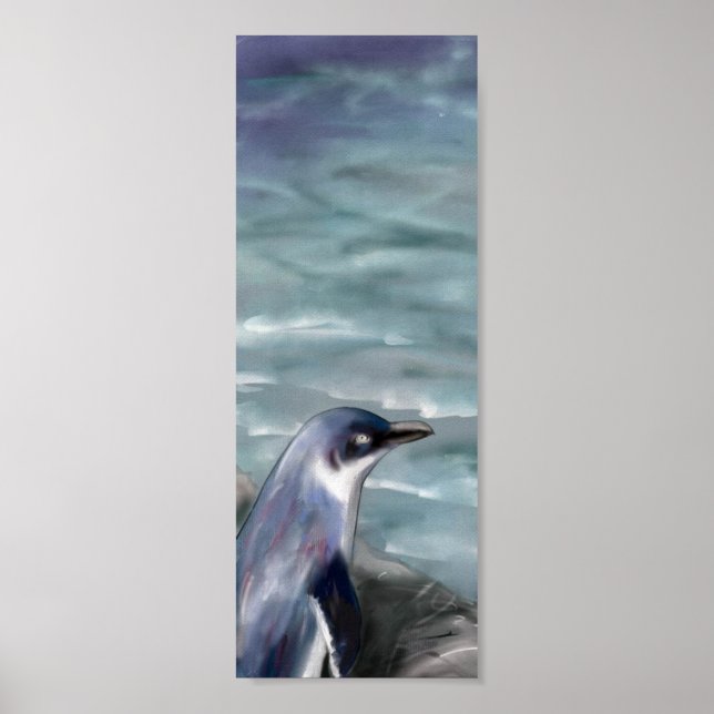 Pôster Pinguim Azul (Frente)