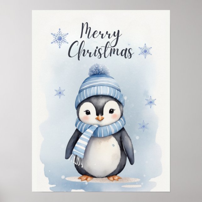 Poster "Pinguim Bonito" (Frente)