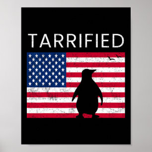Poster Pinguim Conservador do Anti republicano de Comérci