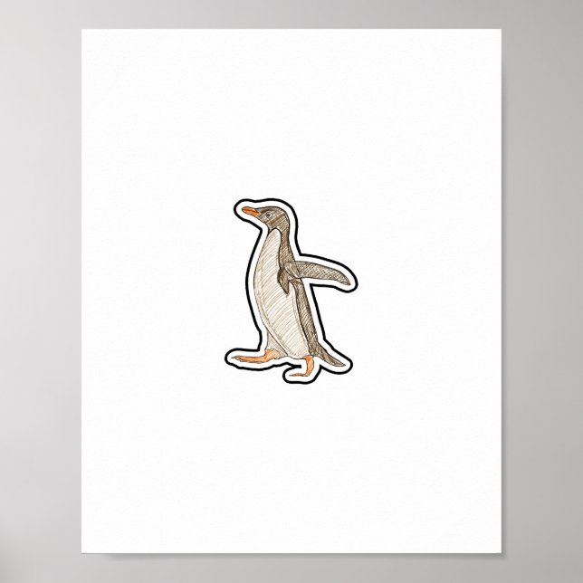 Poster Pinguim Desajeitado (Frente)