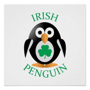 Pôster pinguim irlandês