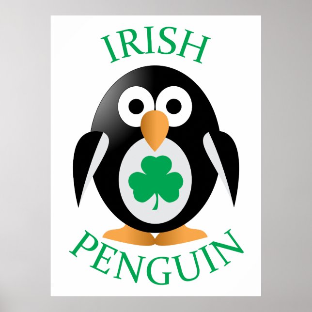 Pôster Pinguim irlandês (Frente)