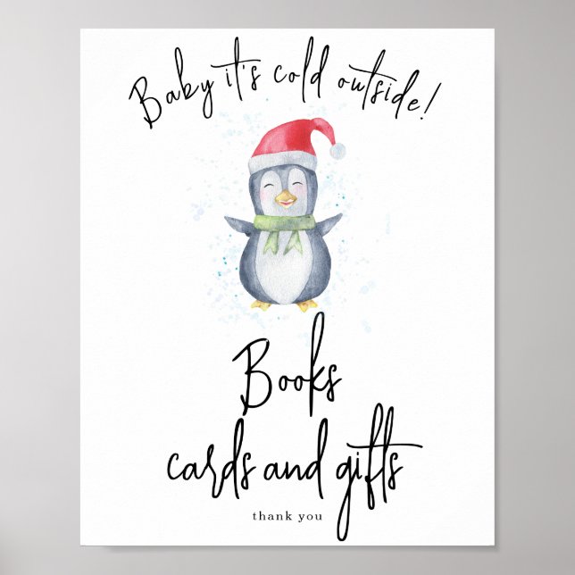 Poster Pinguim - Livros cartões e presentes (Frente)