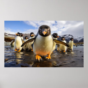 Poster Pinguins legal