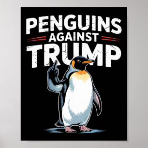 Poster Pinguins Pinguins Contra Pinguins Engraçados