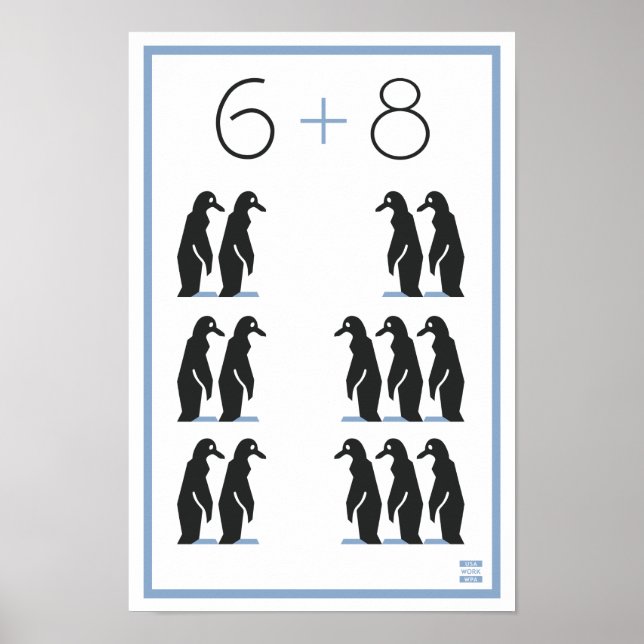 Poster Pinguins WPA 6+8! (Frente)