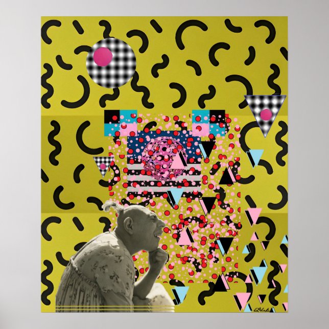 Poster Pinheaded Memphis Design Project 2025 (Frente)