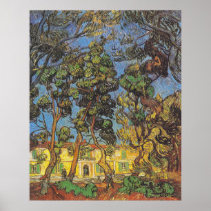 Poster Pinheiros de Van Gogh - Arte Clássica de Jardim