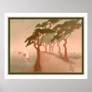 Poster "Pinhos pelo mar" CA 1912