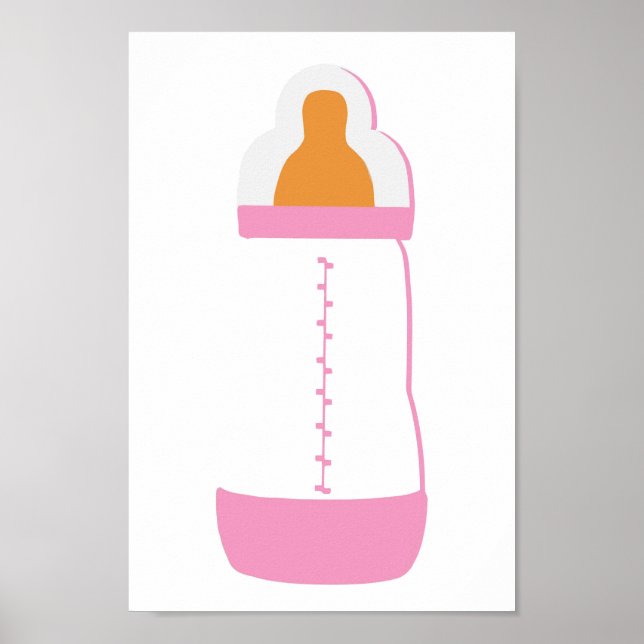 Poster Pink baby bottle 1 (Frente)
