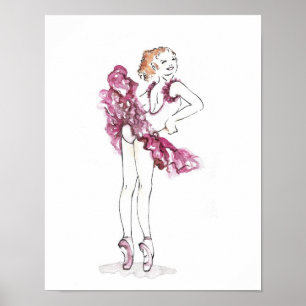 Poster Pink Ballerina