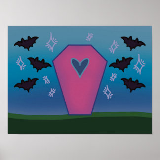 Poster Pink Coffin 