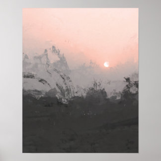Pôster Pink Desert Sunset | Photography print