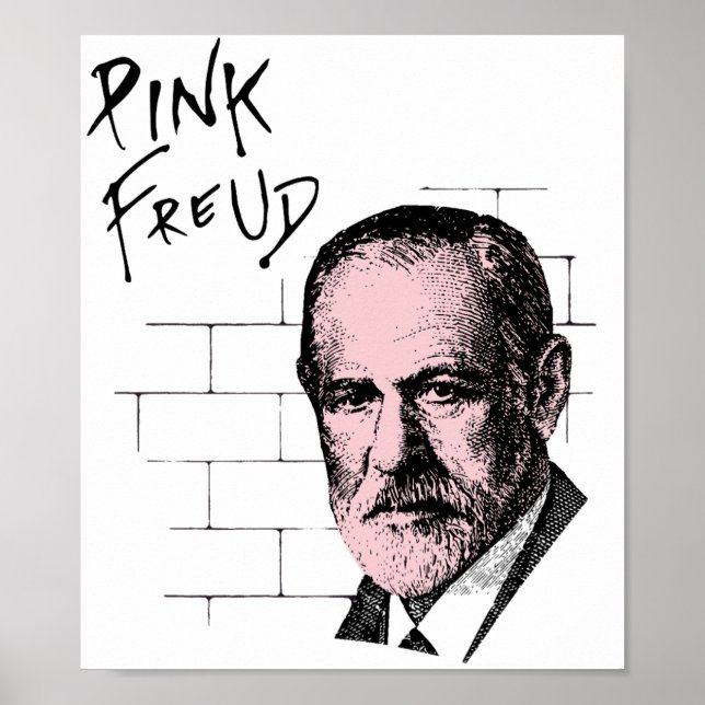Poster Pink Freud Sigmund Freud (Frente)