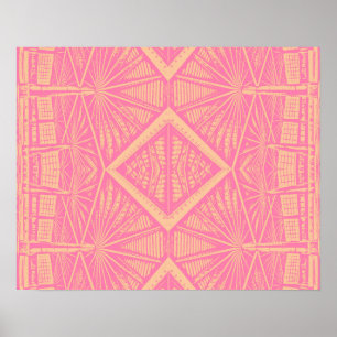 Poster PINK LACE - Digital - Arte Fractal -