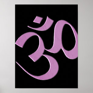 Poster Pink Om