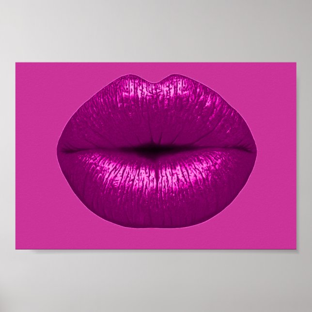 POSTER PINK PERFECTION LIPSTICK MAKEUP FASHION SAL (Frente)