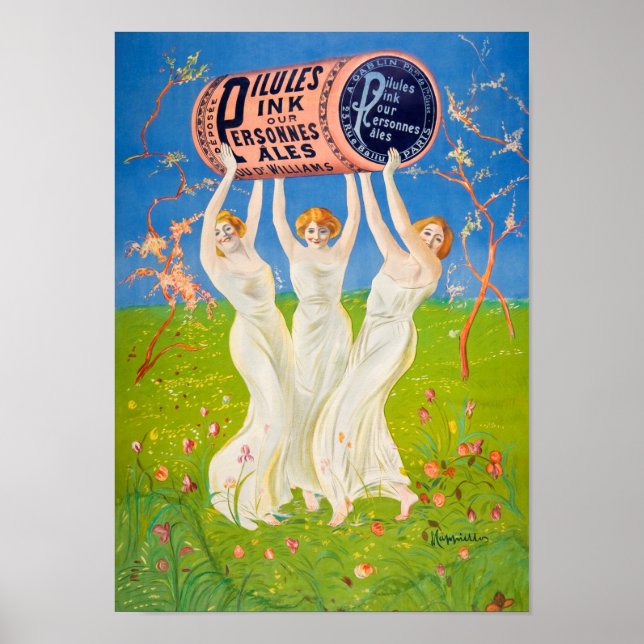 Poster Pink Pills for Pale People (Frente)