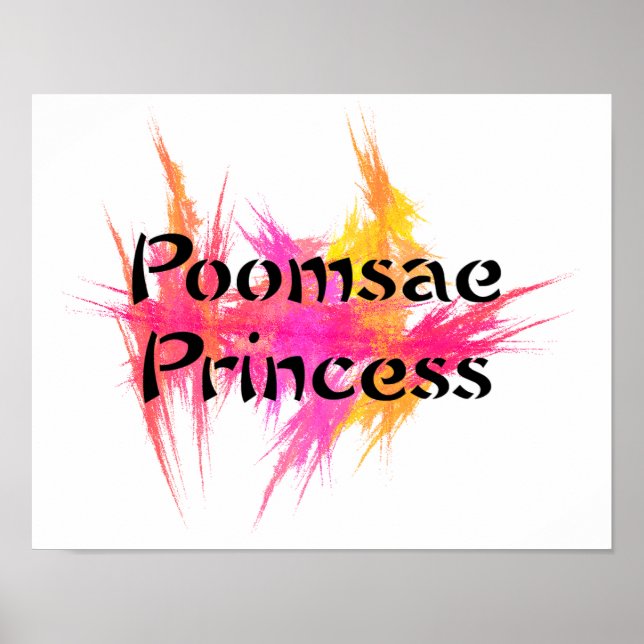 Poster Pink Poomsae Princess (Frente)