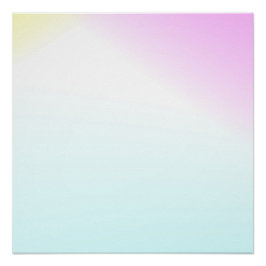 Pôster Pink & Sky Blue Modern Gradient Art Wall Poster