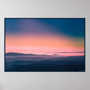 Poster Pink Sunrise Hot Springs Parque Nacional, Arkansas