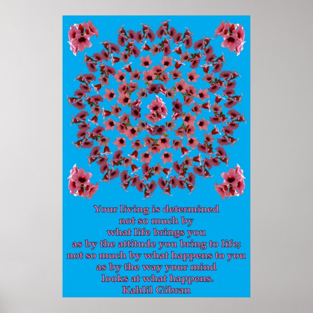 PÔSTER PINK TREE BELLS MANDALA 1 (Frente)
