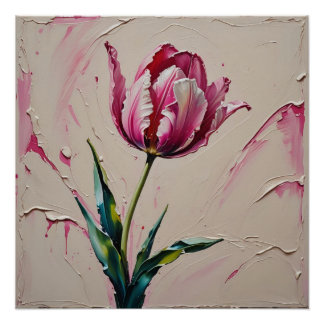 Pôster pink tulip