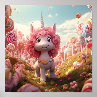 Poster PINK UNICORN Imprimível