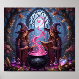 Poster PinkHeartMist