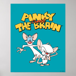 Poster Pinky e o Cérebro   Mostrar logotipo