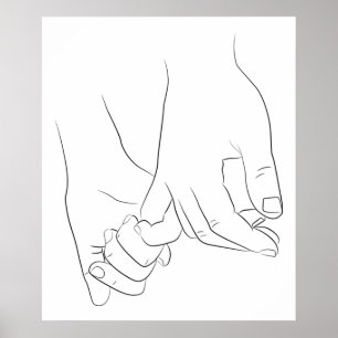 Poster Pinky Promete a Mínima Trendência Simples de Art