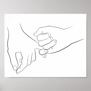 Poster Pinky Promete a Mínima Trendência Simples de Art