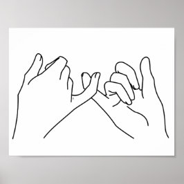 Poster pinky promise