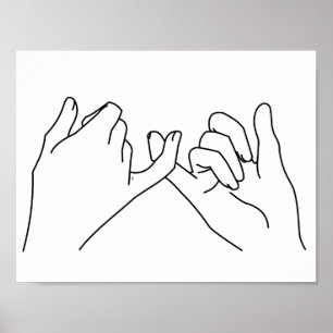 Poster pinky promise