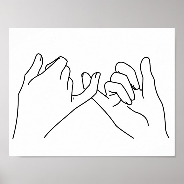 Poster pinky promise (Frente)