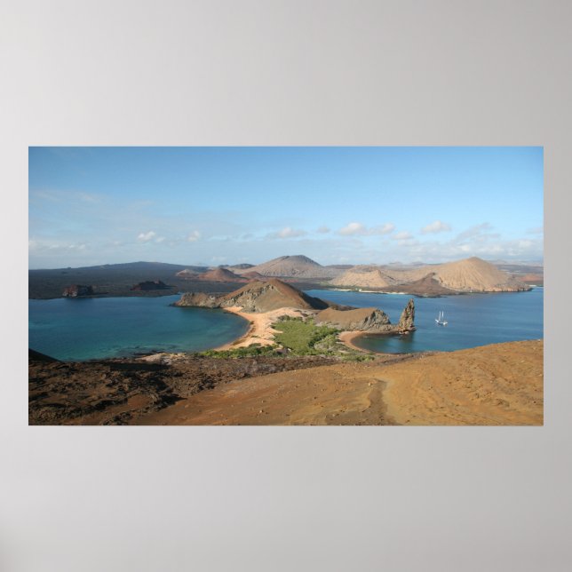 Poster Pinnacle Rock, Galápagos (Frente)