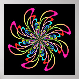 Poster pino abstrato