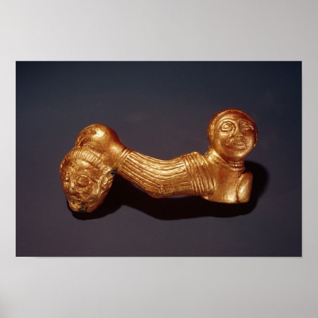 Pôster Pino com um guerreiro segurando a cabeça (Frente)