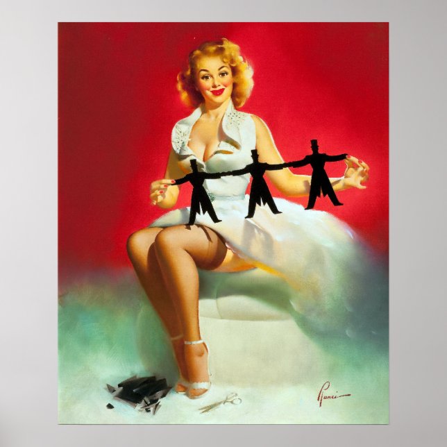 Pôster Pino de recorte para cima (Frente)