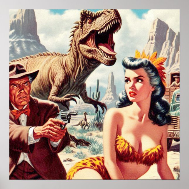 Poster Pino de Sci-Fi Retroativo (Frente)